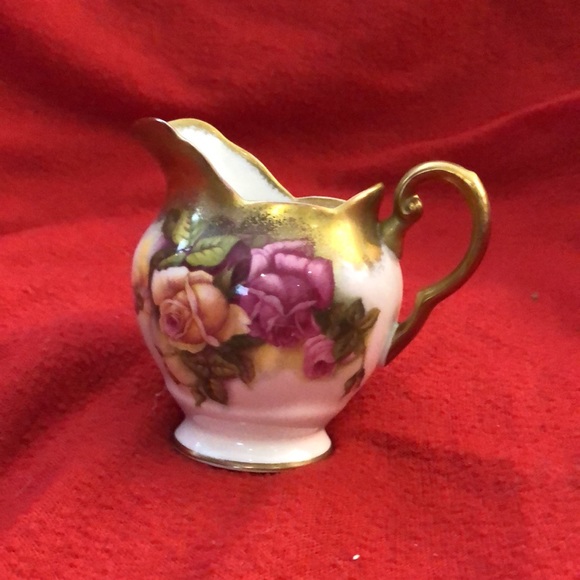 Royal Chelsea vintage porcelain creamer and saucer - Picture 2 of 11